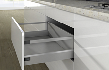 Ящик ArciTech Actro Silent System 94/218x450 мм С релингом Серебро