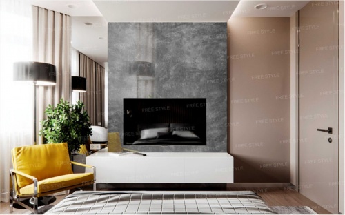 Дизайн панель 18 мм D100.024 Grey concrete (Серый бетон) фото 3