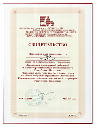 Свидетельство 2001 г.