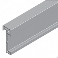 Профиль горизонтальный PS19.1 верх/низ для стекла 4мм и ДСП 10 мм 6300 мм