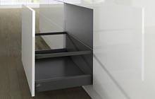 Ящик ArciTech Actro Silent System 94/282x450 мм С релингом Антрацит