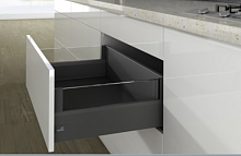 Ящик ArciTech Actro Push to Open 126/218x500 мм DesignSide Антрацит